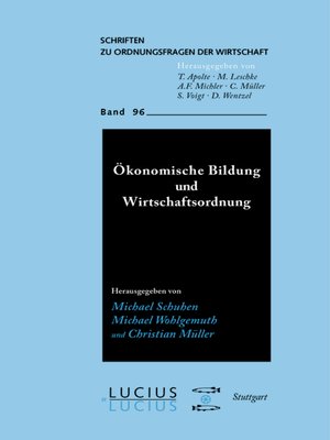 cover image of Ökonomische Bildung und Wirtschaftsordnung